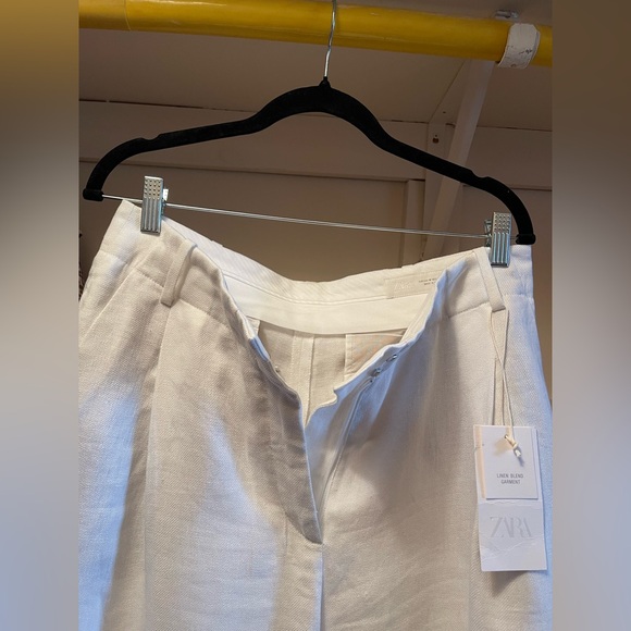 Zara White linen pants - Picture 6 of 10